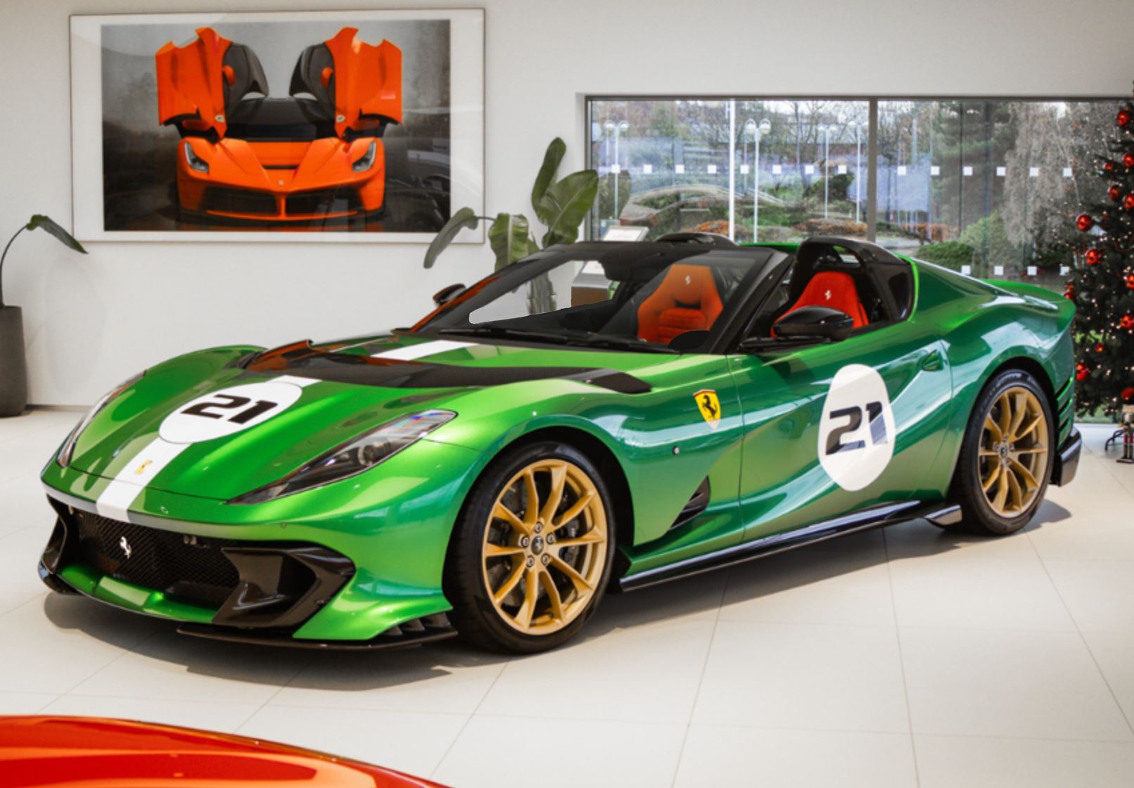 Ferrari 812 Competizione A Green Jewel