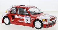 Peugeot 205 T16, No.3, Belga, Rally Ieper , B.Darniche/A.Mahe, 1985