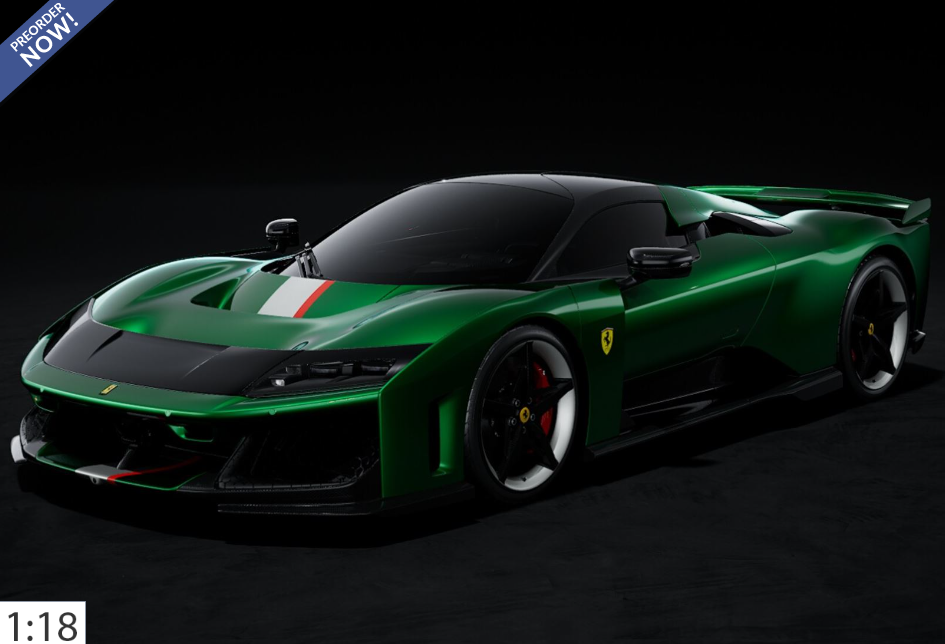 Ferrari F80 optioneel carbon Green Jewel - tweekle