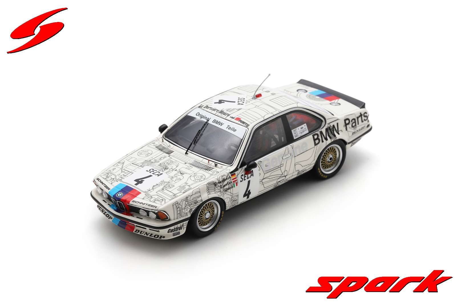 BMW 635 CSI NO.4 2E 24H SPA 1983 M. WINKELHOCK - D