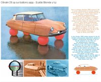 Citroën DS 19 on balls 1959 Beige