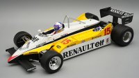 RENAULT - F1 RE30B V6 TURBO TEAM RENAULT ELF N 15 WINNER SOUTH AFRICAN GP (with pilot figure) 1982 ALAIN PROST - WHITE YELLOW BLACK