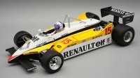 RENAULT - F1 RE30B V6 TURBO TEAM RENAULT ELF N 15 WINNER BRAZILIAN GP (with pilot figure) 1982 ALAIN PROST - WHITE YELLOW BLACK