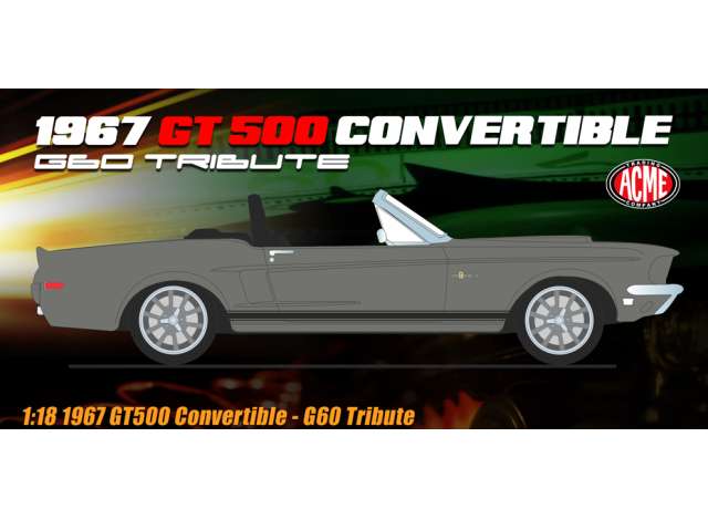 GT 500 Convertible G60 Tribute, grey 1967