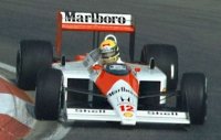 McLAREN - F1 MP4/4 HONDA N 12 WORLD CHAMPION WINNER CANADA GP (with pilot figure) 1988 AYRTON SENNA