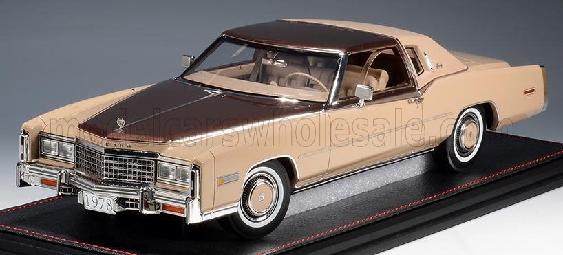 CADILLAC - ELDORADO BIARRITZ 1978 - BEIGE BROWN