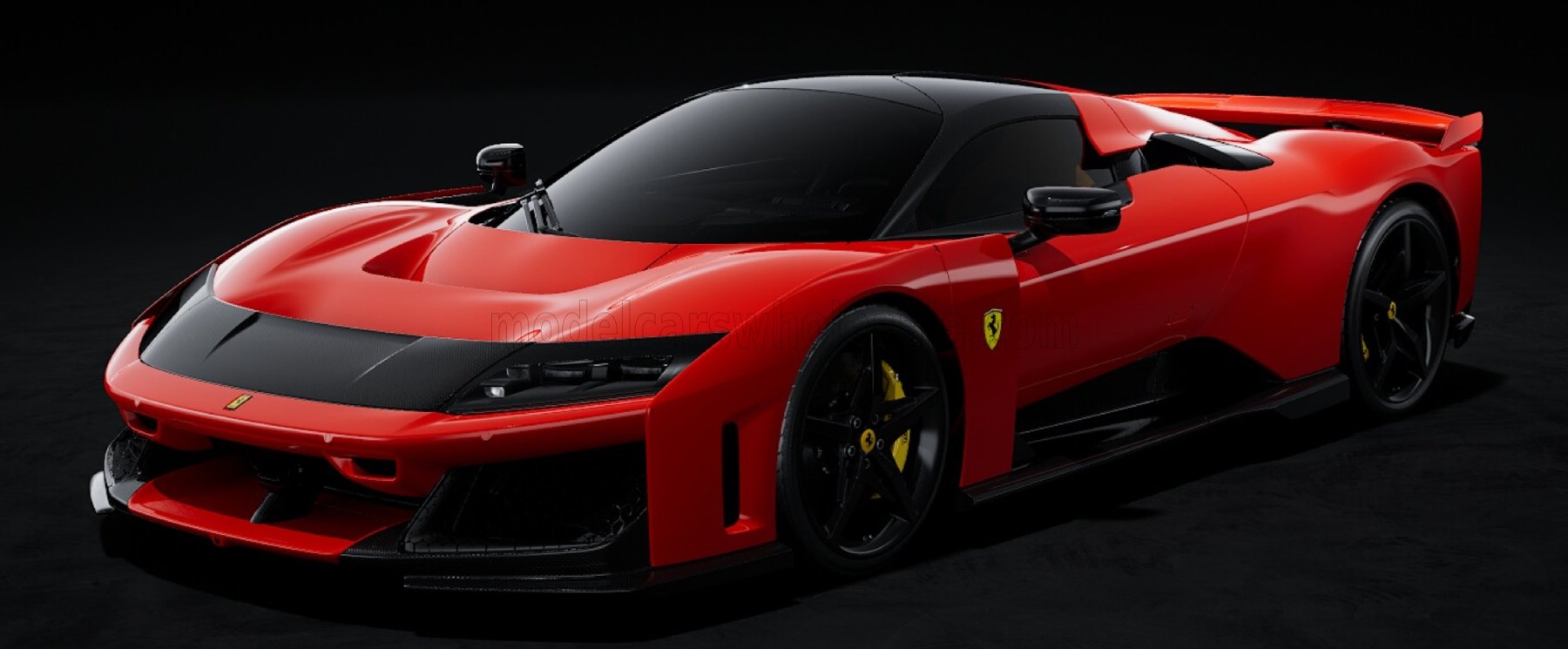 FERRARI - F80 2024 - BLACK WHEELS - ROSSO CORSA - 