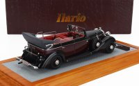 HORCH - 951A PULLMAN ORIGINAL CAR CABRIOLET OPEN 1937 - BLACK BORDEAUX