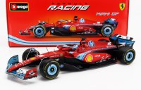 FERRARI - F1 SF-24 TEAM SCUDERIA FERRARI N 16 3rd MIAMI GP 2024 CHARLES LECLERC - RED LIGHT BLUE