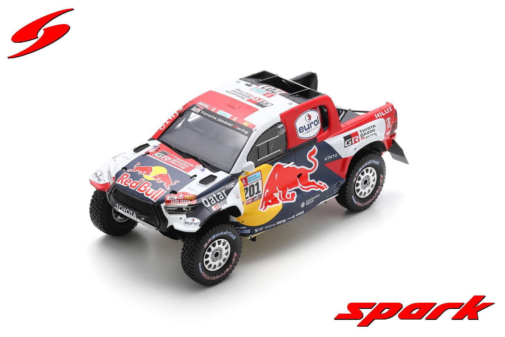 TOYOTA GR DKR HILUX T1+ N°201 WINNER Dakar 2022 N