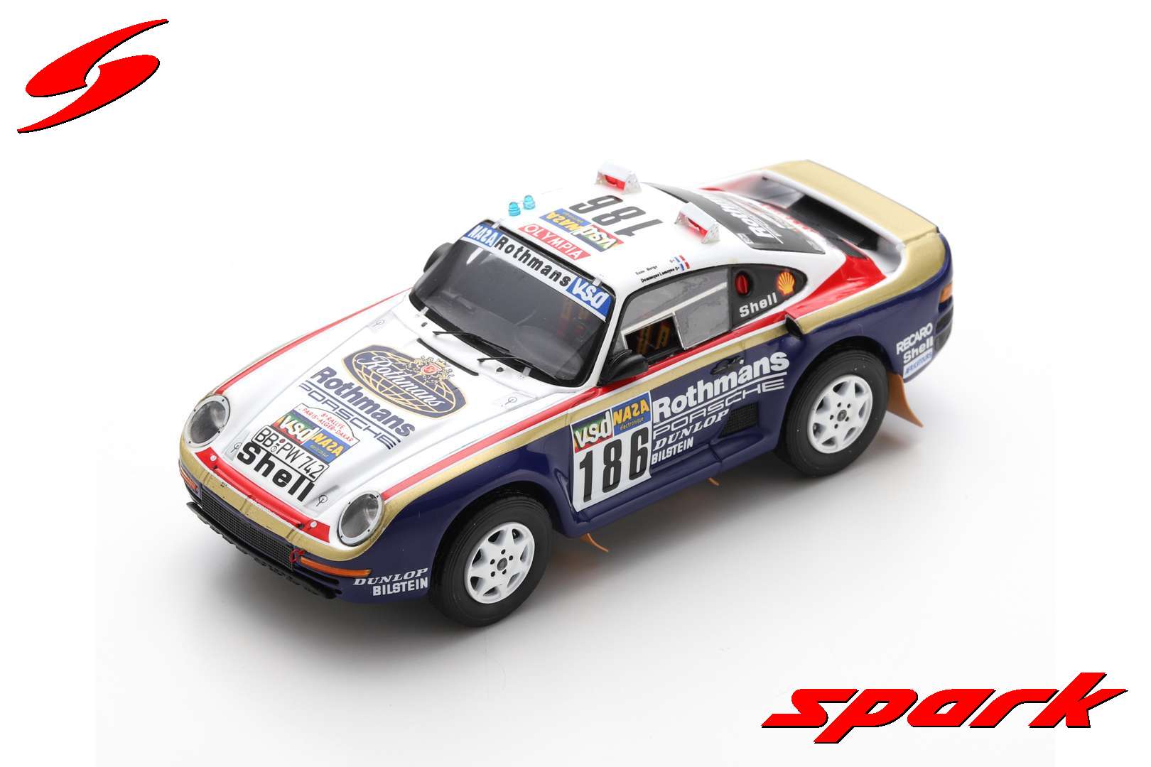 Porsche 959 No.186 Winner Paris Dakar Rally 1986 R