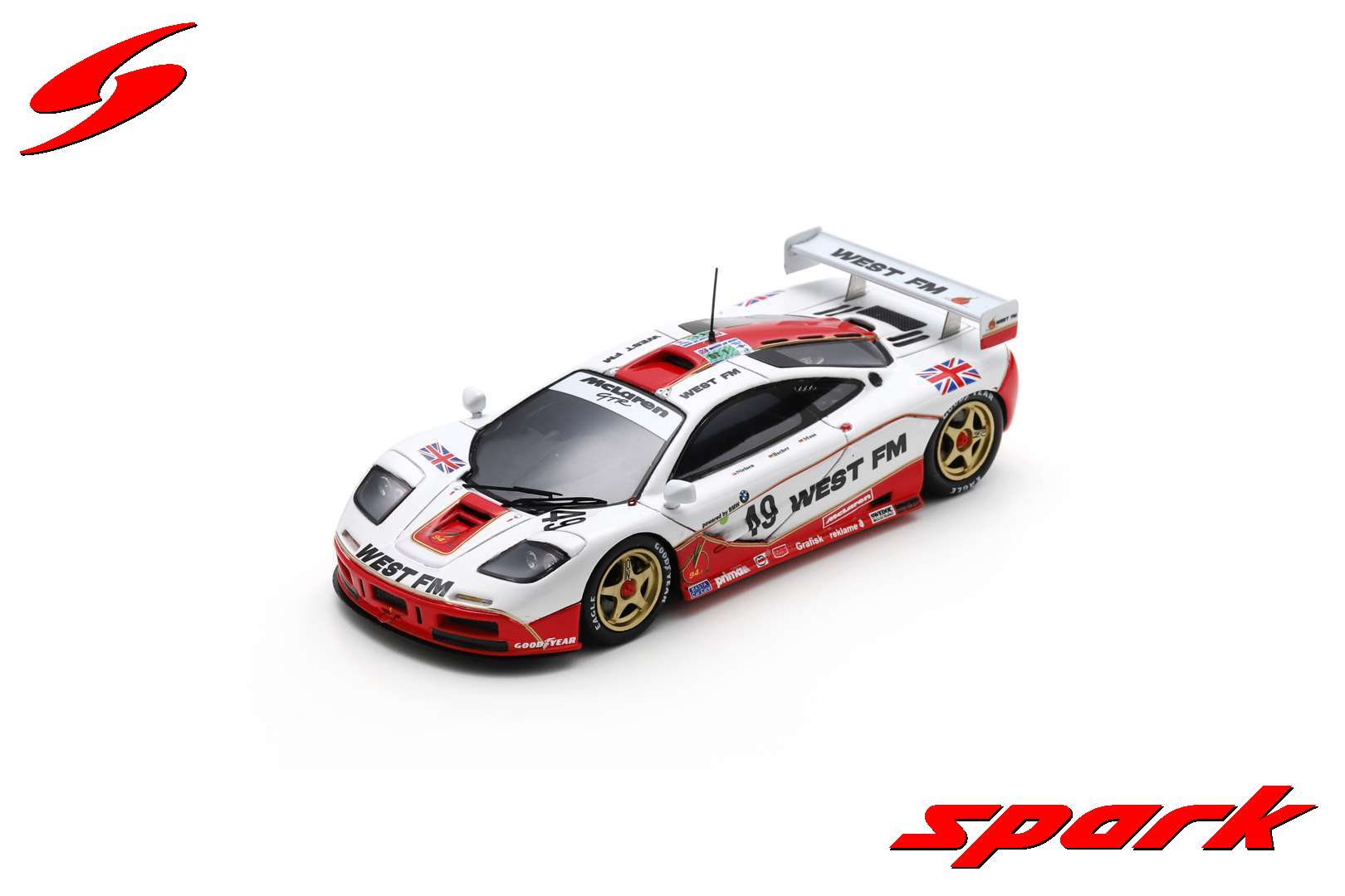 McLaren F1 GTR No.49 Le Mans 24H 1995 J. Nielsen -