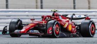 FERRARI - F1 SF-24 TEAM SCUDERIA FERRARI N 55 2nd ABU DHABI GP 2024 CARLOS SAINZ - WITH SHOWCASE