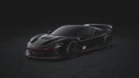 Ferrari SF90 XX Stradale Matt Black with Shiny Black Roof