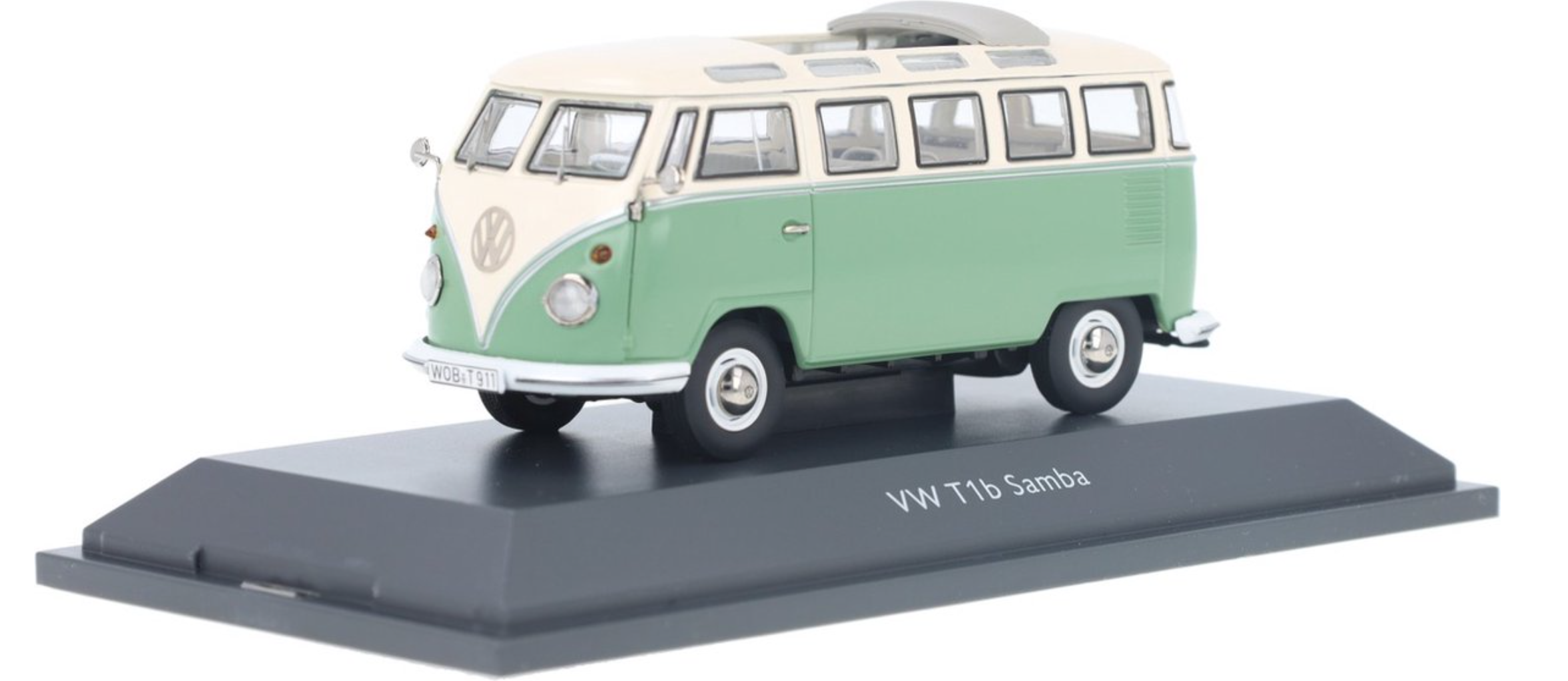 VOLKSWAGEN - T1 SAMBA MINIBUS 1962 - GREEN IVORY