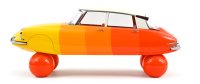 Citroën DS 19 op ballen 1959 oranje gearceerd