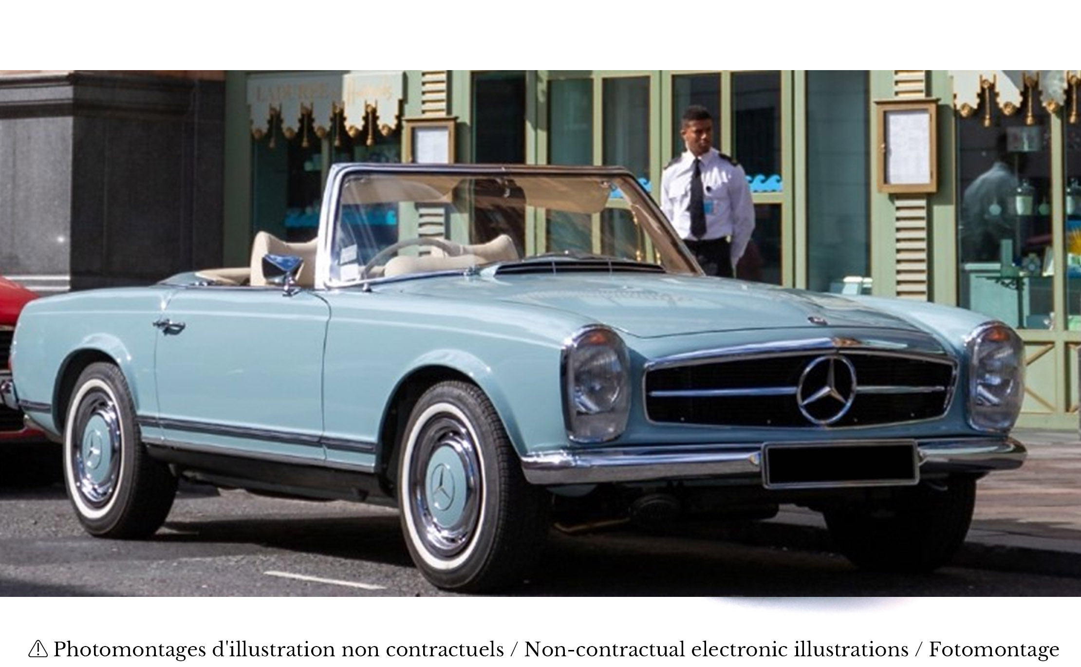 Mercedes-Benz 230 SL 1963 Horizon Blauw