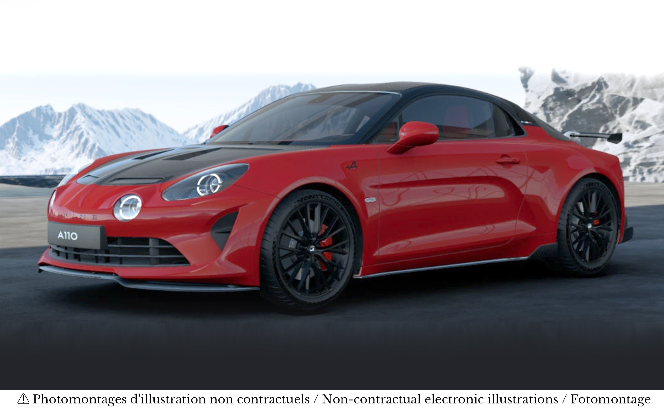 Alpine A110 R Turini 2025 Rouge Sismique