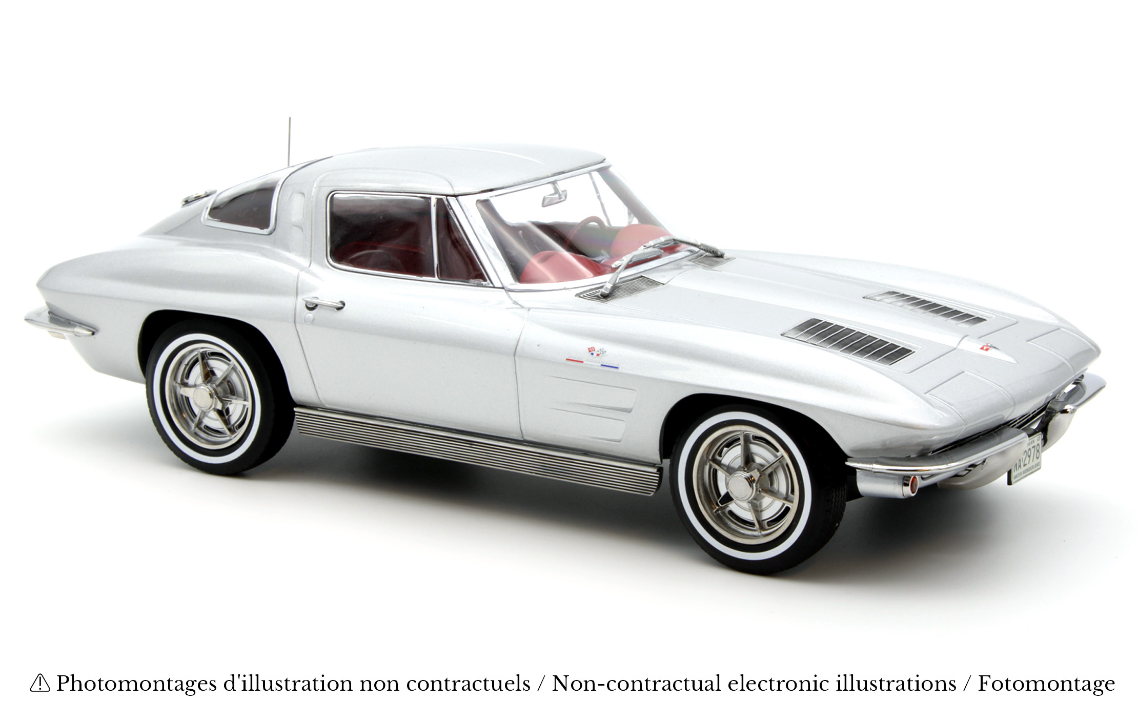 Chevrolet Corvette Sting Ray 1963 Sebring Zilver