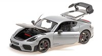 PORSCHE CAYMAN GT4 RS 2024 -SILVER METALLIC W/ WEISSACH PACKAGE