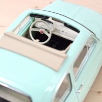 Fiat 500 L 1968 Pastelblauw baby cadeau