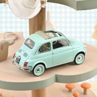 Fiat 500 L 1968 Pastelblauw baby cadeau