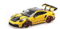 PORSCHE 911 (992) GT3RS – 2024 – YELLOW W/WEISSACH PACKAGE W RED WHEELS