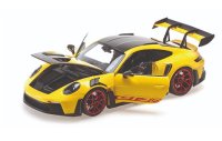 PORSCHE 911 (992) GT3RS – 2024 – YELLOW W/WEISSACH PACKAGE W RED WHEELS