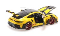 PORSCHE 911 (992) GT3RS – 2024 – YELLOW W/WEISSACH PACKAGE W RED WHEELS