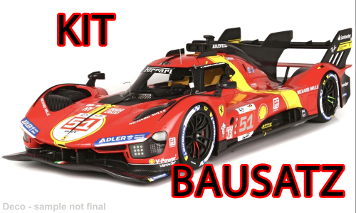 Ferrari 499P, No.51, 24h Le Mans, Bausatz, J.Calad