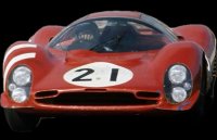 FERRARI - 330 P3 4.0L V12 COUPE TEAM FERRARI SEFAC N 20 24h LE MANS 1966 LUDOVICO SCARFIOTTI - MIKE PARKES