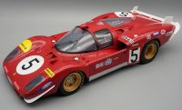 FERRARI - 512S 5.0L V12 TEAM SEFAC SPA FERRARI N 5 24h LE MANS 1970 JACKY ICKX - PETER SCHETTY -  WITH SHOWCASE