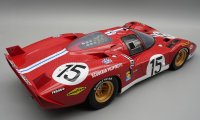 FERRARI - 512S 5.0L V12 TEAM SCUDERIA FILIPINETTI N 15 24h LE MANS 1970 MIKE PARKES - HERBERT MULLER - WITH SHOWCASE