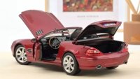 Mercedes-Benz SL 500 2003 Rood Metallic 1:18 - 300 stuks.