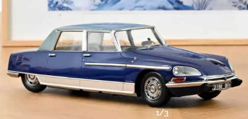 Citroën DS 21 Lorraine 1969 Dark and Light Blue -