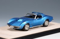 CHEVROLET - CORVETTE L88 COUPE 1969 - OPEN ROOF - CLOSED HEADLIGHT - BLUE LEMANS MET