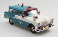 CHEVROLET - 150 HANDYMAN AMBULANCE 1956 - TORQUOISE WHITE RED