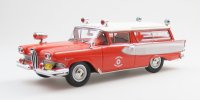 EDSEL - ROUNDUP SW STATION WAGON AMBULANCE 1958 - RED WHITE