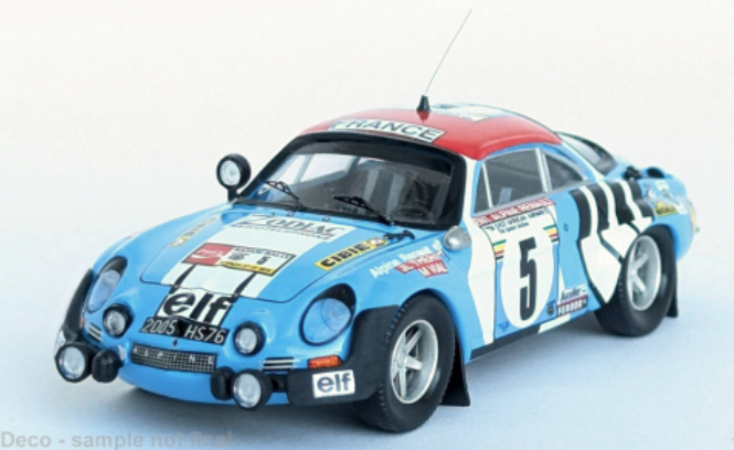 Alpine A110, East African Safari Rally, 1975, #5