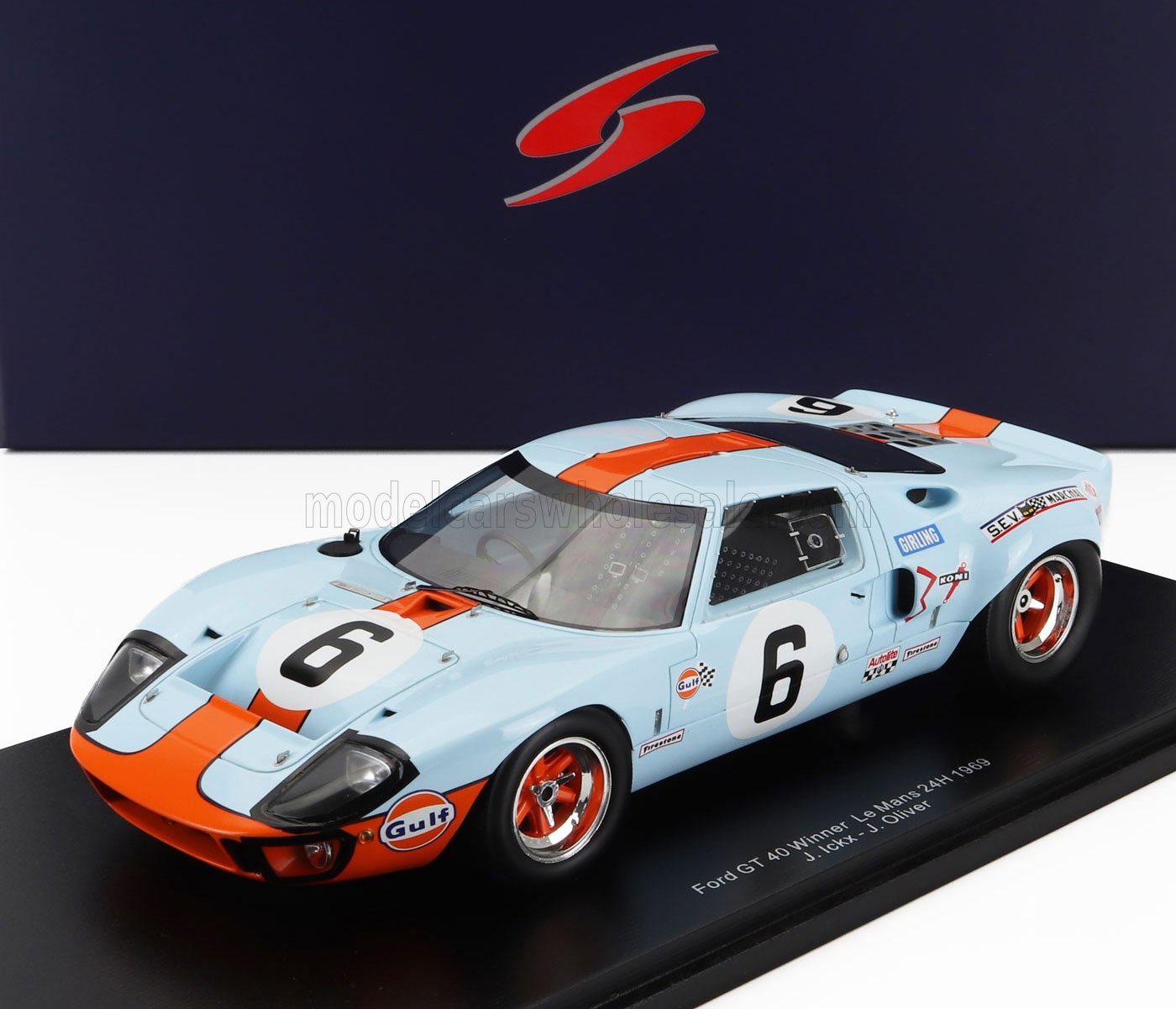 Ford GT 40 No.6 Winner 24H Le Mans 1969 J. Ickx - 