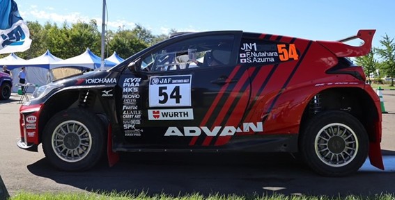 TOYOTA GR Yaris Rally 2 No.54 Advan Racing Team wi