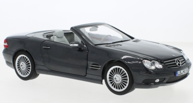 Mercedes SL 55 AMG (R230), zwart /  2001