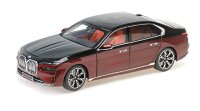 BMW i7 – 2022 – ZWART METALLIC/ROOD METALLIC