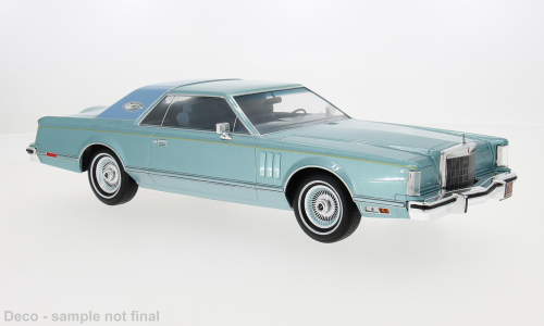 Lincoln Continental Mark V, hellblau, 1978