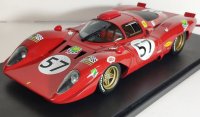 FERRARI 312P COUPE Nr57 24u LE MANS 1970 CHUCK PARSONS – TONY ADAMOWICZ