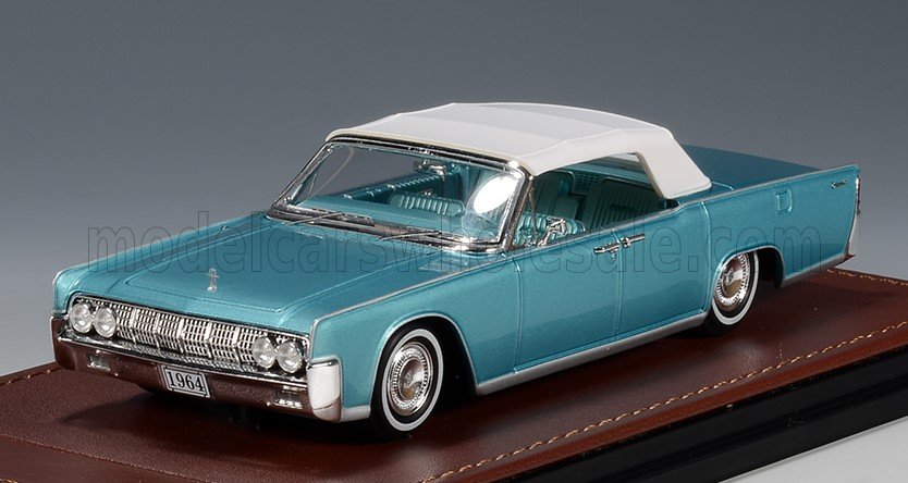 LINCOLN - CONTINENTAL CABRIOLET CLOSED 1964 - TURQ