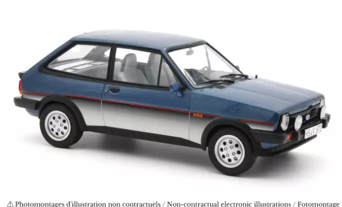 Ford Fiesta XR2 1981 Blue metallic