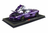 Ferrari LaFerrari 2012 apribile diecast - SPECIAL PACK Purple Dubai- Viola Vio tailor made