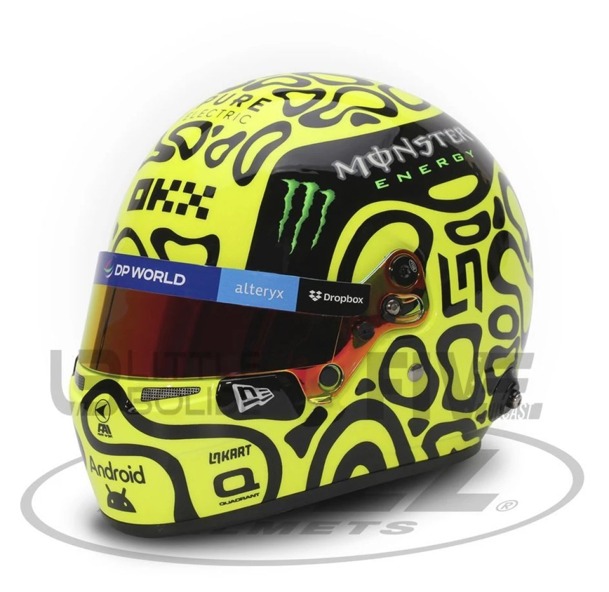 HELM F1 LANDO NORRIS - TEAM McLAREN 2024 - YELLOW 