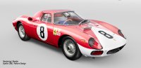 Ferrari 250 LM, Reims 12h 1964, #8, Chassis 5909, Surtees/Bandini, RHD